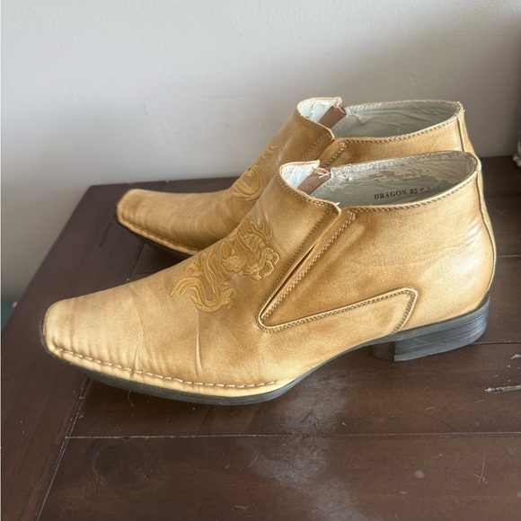 Alberto Fellini Dragon 02 Leather Ankle Boots Made in Italy Men’s 9.5 Y2K main image 6